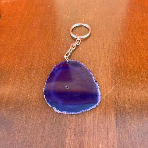 Purple Geode Keychain - Picture 4 of 4